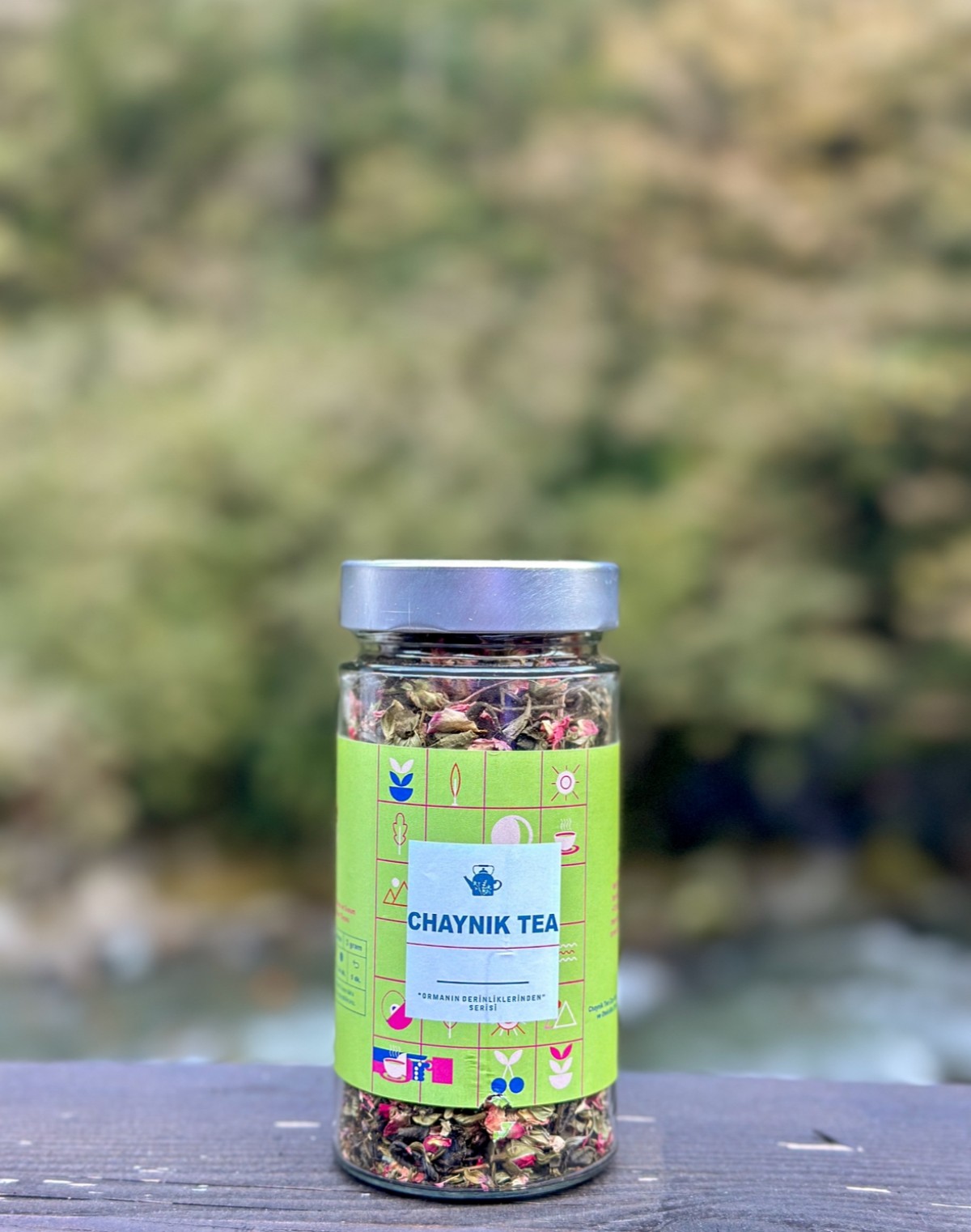 Mor Kekikli Güllü Yeşil Çay Mor Kekikli Güllü Yeşil Çay